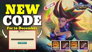 NEW SUMMONERS ERA CODE FOR 16 DECEMBER 2023  SUMMONERS ERA CODES 2023  SUMMONERS ERA [upl. by Eus626]