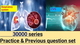 CPC Practice and previous question set  30000 seriescardiovascular system respiratory system [upl. by Simpson]