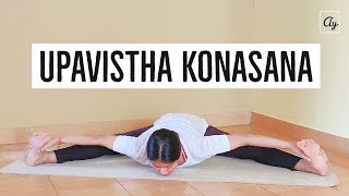 How to do Upavistha Konasana l with preparatory poses l Archies Yoga [upl. by Heilner]