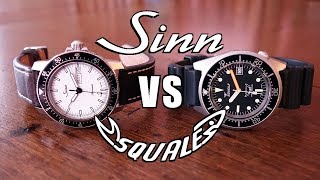 Automatic Watch Duel Sinn 104 ST SA vs Squale 50 Atmos 1521  Perth WAtch 153 [upl. by Marquez]