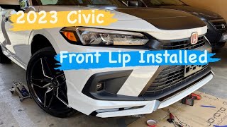 Easy Way to Install the 2023 Honda Civic Front Lip Bumper [upl. by Tirb421]