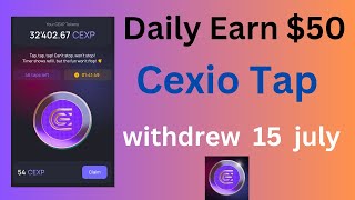 Daily Earn 50 Cexio new mining project Listing date 15july✅ [upl. by Emiline]