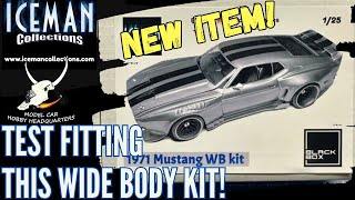 Iceman Collections NEW 71 Mustang Wide Body Kit For The Revell Kit Ep374 [upl. by Dnalyar85]