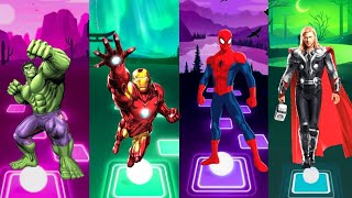 Marvel Venom Cartoon 🆚 Ironman 🆚 Spiderman 🆚 Hulk💥💫 Who Is Stronger 💪⁉️ [upl. by Kimmie]