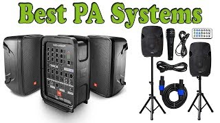 5 Best PA Systems 2018 – PA Systems Reviews [upl. by Nelac]