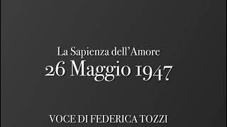 La Sapienza DellAmore 26 Maggio 1947 © Opera Mater Dei ASMD [upl. by Dedrick]