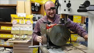 Resawing Lignum Vitae Hardest Wood On Earth Without Guides On Bandsaw EthAnswers [upl. by Ecyle]