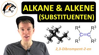 Benennung von ALKANEN amp ALKENEN mit Substituenten Cl Br  Chemie Tutorial [upl. by Ruff282]