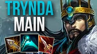 CHALLENGER TRYNDAMERE MAIN CARRY GAMEPLAY  CHALLENGER TRYNDAMERE TOP  Patch 923 S9 [upl. by Ib]