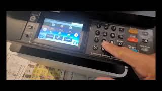 How to enter the Service Mode on the Kyocera Ecosys M5526cdw also known as Maintenance Mode [upl. by Hsoj64]