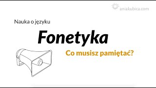 Fonetyka i zjawiska fonetyczne w pigułce [upl. by Blodget219]