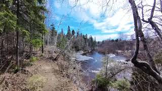 Canada Quebec Amedee River Trails pt1 [upl. by Cerelly]