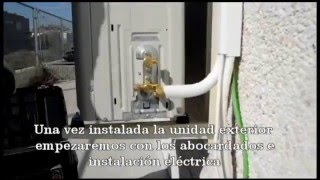 instalación de aire acondicionado [upl. by Alexandr]