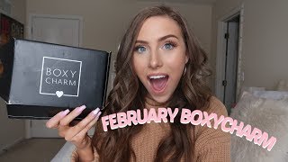 FEBRUARY BOXYCHARM UNBOXING  FAVORITE ITEM YET [upl. by Yelnoc]