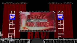 WWF Raw Pyro Animatio Old School [upl. by Gone95]