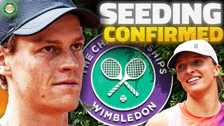 Wimbledon 2024 Seeding CONFIRMED  GTL Tennis News [upl. by Nygem]