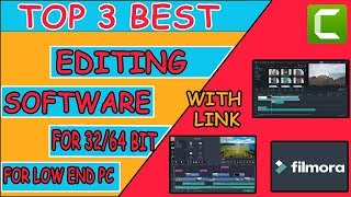 TOP 3 BEST VIDEO EDITING SOFTWARE FOR 3264 BIT PC  FOR LOW END PC  MEHRA TECHNICAL [upl. by Alva502]