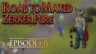 Oldschool Runescape  Road To Maxed Zerker Pure RECAP [upl. by Jewett]