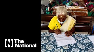 Never too old to learn 104yearold student passes Kerala literacy test [upl. by Gustavo835]