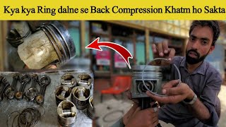 Diesel engine back compression blowout fault information [upl. by Odlareg]