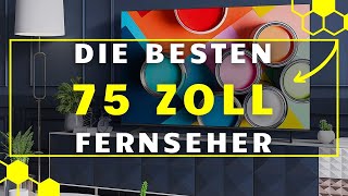 75 Zoll Fernseher TEST 2024  Die 3 besten 75 Zoll TV´s im großen VERGLEICH [upl. by Maryrose48]