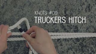 Knots Tutorial 09 Truckers Hitch [upl. by Maude]