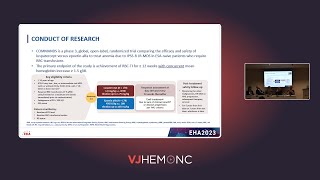 COMMANDS luspatercept vs epoetin alfa for anemia in ESAnaive LRMDS [upl. by Aley]