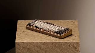 Akko MU1 Wooden Gasket Mechanical Keyboard [upl. by Tiedeman160]