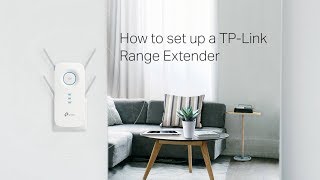 How to set up a TPLink Range Extender [upl. by Suired]