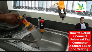 How to Setup  Connect Universal Tap Connector Adapter Mixer and Testing [upl. by Nairb962]