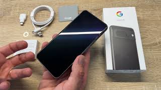 Google Pixel 8 Obsidian Smartphone leistungsstark amp smart durch KI Google AI Unboxing unpacked [upl. by Powel]