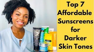 Top 7 Affordable Sunscreens for Darker SkintonesNON ASHYNO WHITE CASTDoctor Recommended [upl. by Thora202]