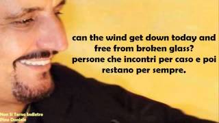 Pino Daniele Non Si Torna Indietro Lyrics [upl. by Pliner]