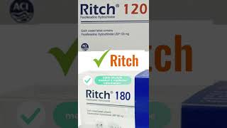 Ritch er kaj kiরিছ এর কাজ কিকতদিন খাবোকিভাবে খাবোritch 60120180mg syp এ্যালার্জি ঔষধ [upl. by Eelrebmyk940]