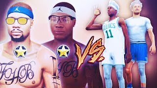 1 BROTHER ISOING EVERYONE IS JUSTIN REALLY A DRIBBLE GAWD TREANDJ NBA2K19 [upl. by Tillman591]