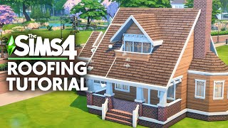 How to Roof a Home in The Sims 4  Sims 4 Roofing Tutorial [upl. by Teirrah]