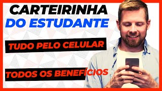 como fazer Carteira de estudante Como baixar carteira de estudante Como criar Carteira do estudante [upl. by Tybie]