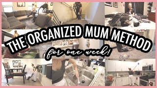 THE ORGANIZED MUM METHOD  Using TOMM for a Week How to Keep Your House Clean [upl. by Nosrak96]