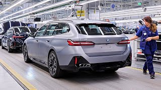 2024 BMW 5 Series G60 PRODUCTION in Germany 🇩🇪 [upl. by Samoht]