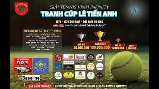 🏆 GIẢI TENNIS VINH INFINITY TRANH CÚP LÊ TIẾN ANH [upl. by Sindee]