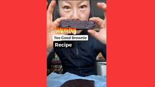 Warning ⚠️ Recipe Too Good BROWNIE  Even Lower Fat than Previous Recipe [upl. by Onibla]