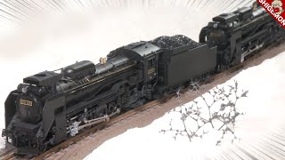 KATO D51三重連＋石灰輸送列車  Nゲージ 鉄道模型 [upl. by Powell]