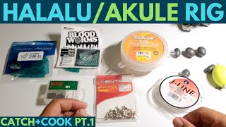 Fishing Hawaii 2018 How To Tie Fishing Rig For HalaluAkuleScadPart 1 [upl. by Erskine]