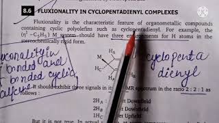 fluxonal organometallic compound organometallic chemistryfluxonality solid explanation 🔥 [upl. by Meekah]