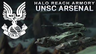 Halo Reach Armory UNSC Weapons amp Vehicles – Halo Reach Primer Series [upl. by Llatsyrk]