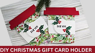 Check Out This DIY Christmas Gift Card HolderYou will Make these For Every Occasion [upl. by Sucramel]