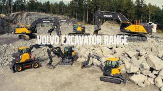 The Volvo Construction Equipment Excavator range [upl. by Crespi]