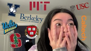 COLLEGE DECISION REACTIONS 2022 Harvard MIT Yale Stanford Caltech and more [upl. by Nod]