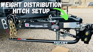 How to Use a Weight Distribution Hitch wSway Contol [upl. by Nitsed]