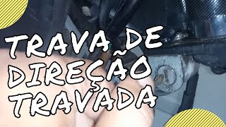 Trava de direção da Moto travada tirando um colega do prego via zap [upl. by Anitirhc795]